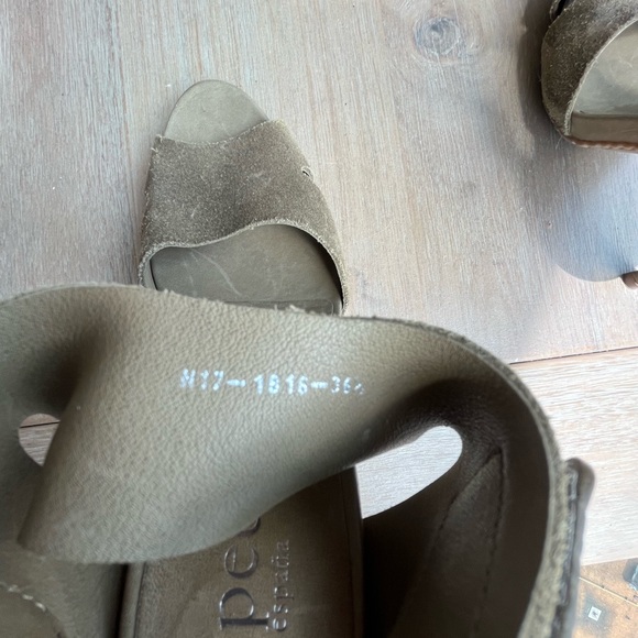 Olive Green Pedro Garcia Slingback Heel - Picture 11 of 12